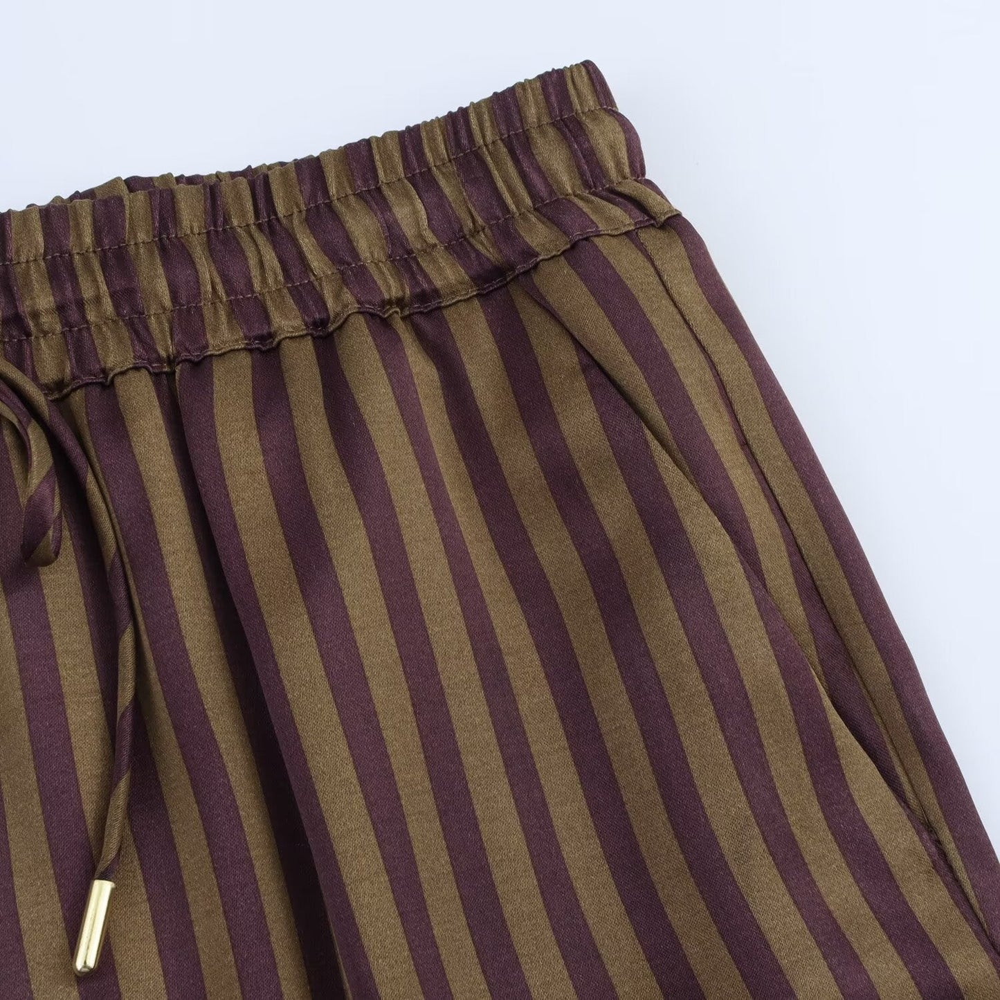 Lässiges gestreiftes Set