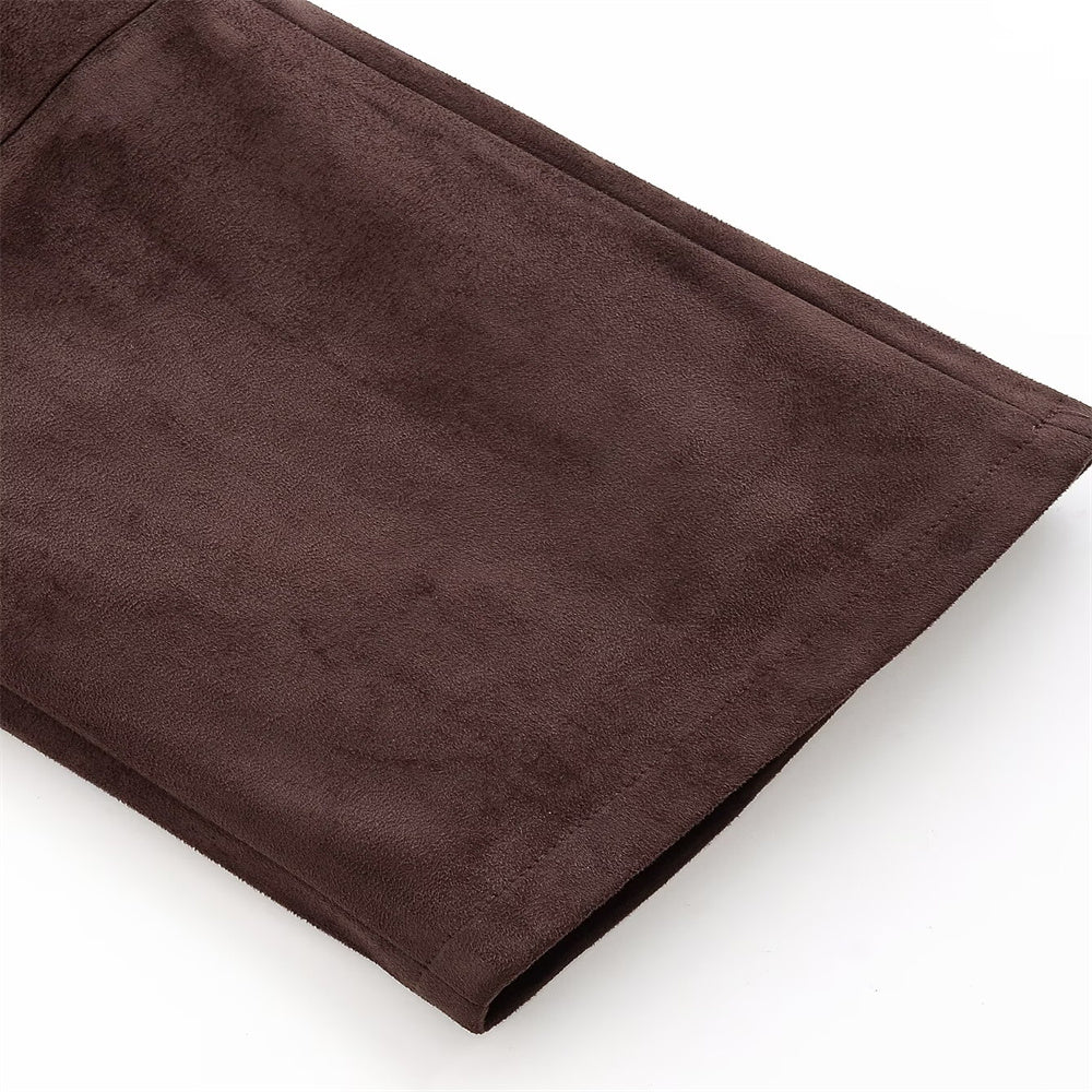 Luxuriöses Set in Samtleder-Optik