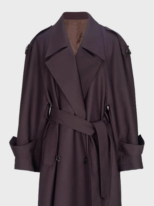 Extra langer Trenchcoat