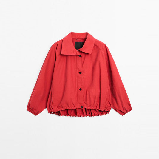 Modische Übergangsjacke in Rot