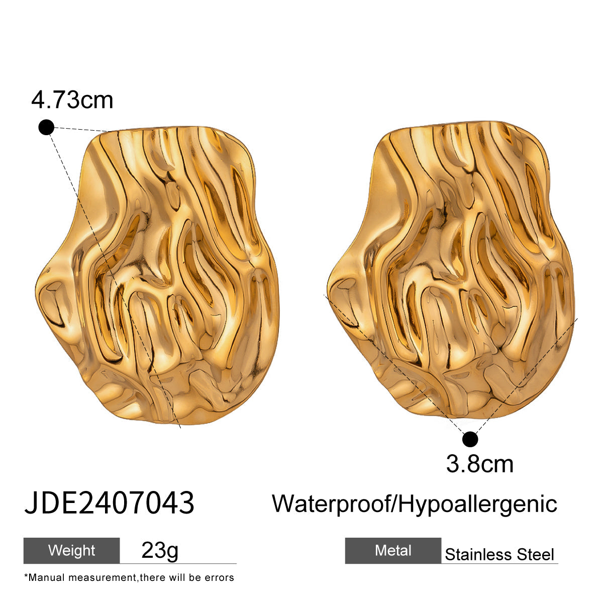 Elegante Ohrringe in Gold