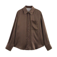 Lässiges gestreiftes Set