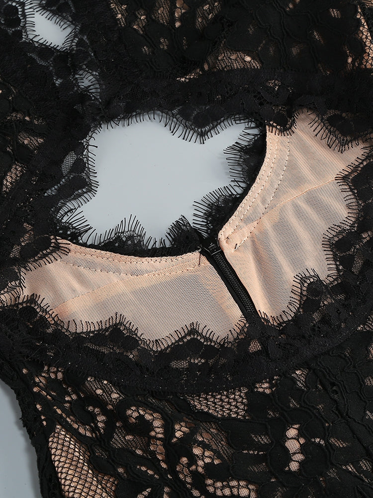 Abendkleid im Spitze