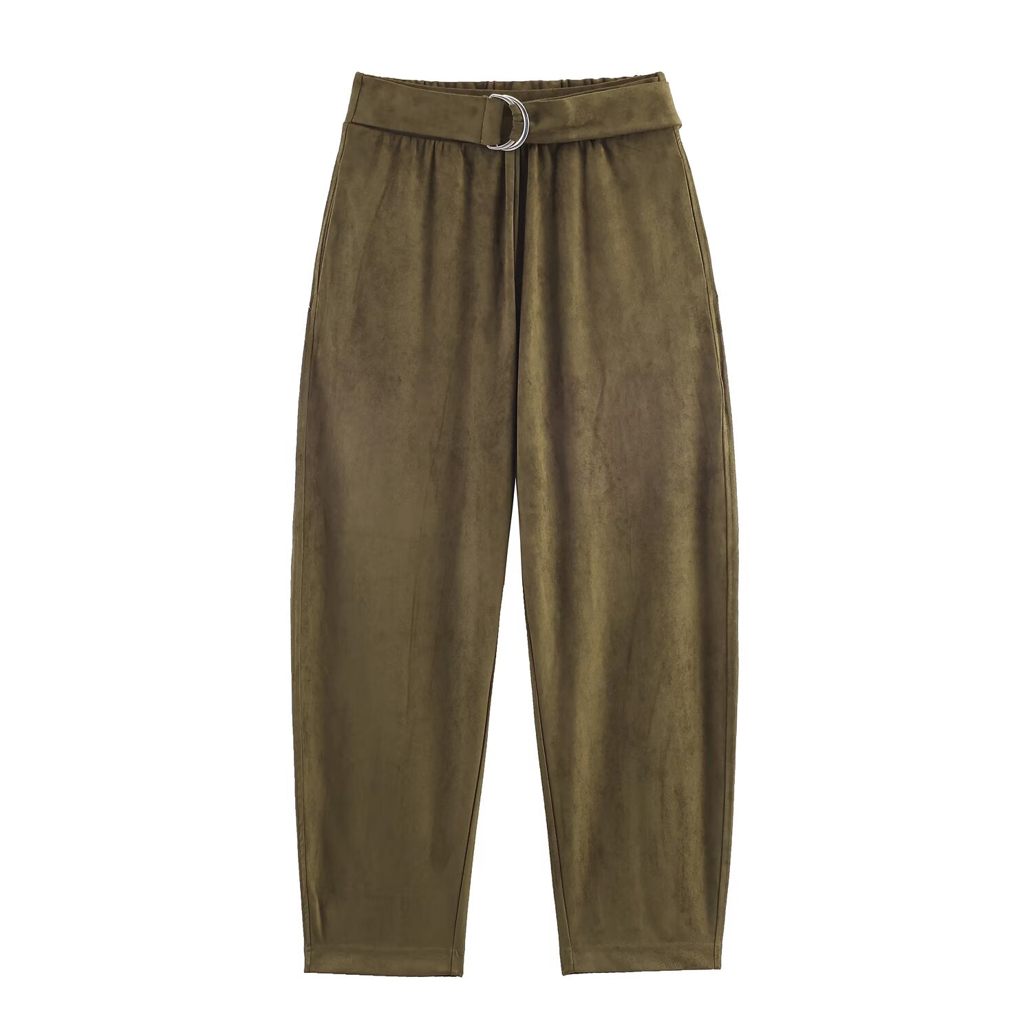 Schickes Wildleder-Hosen-Set