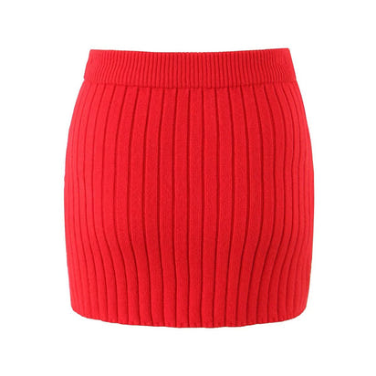 Strick-Set mit schickem Schlitz