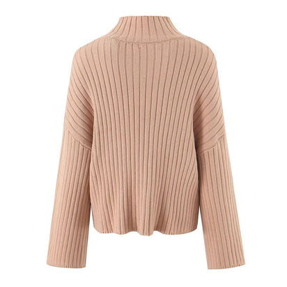 Strick-Set mit schickem Schlitz