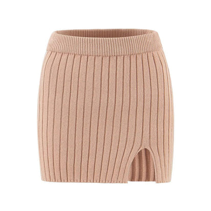 Strick-Set mit schickem Schlitz