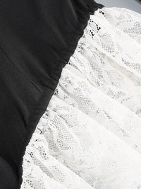 Eleganter Body Blazer mit Spitzen-Details