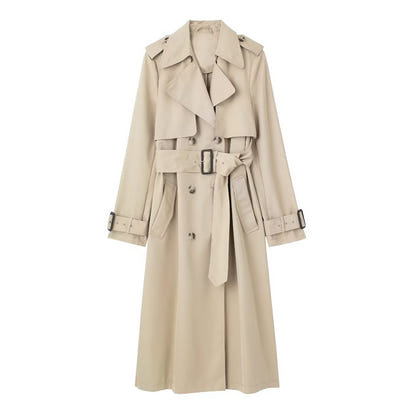 Klassischer Trenchcoat in elegantem Beige