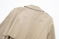 Klassischer Trenchcoat in elegantem Beige
