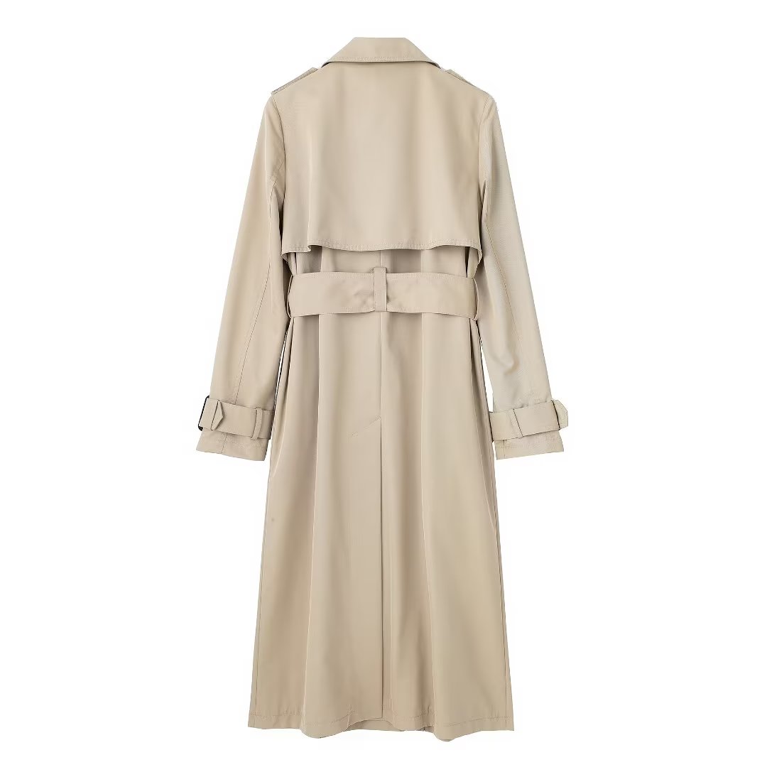 Klassischer Trenchcoat in elegantem Beige