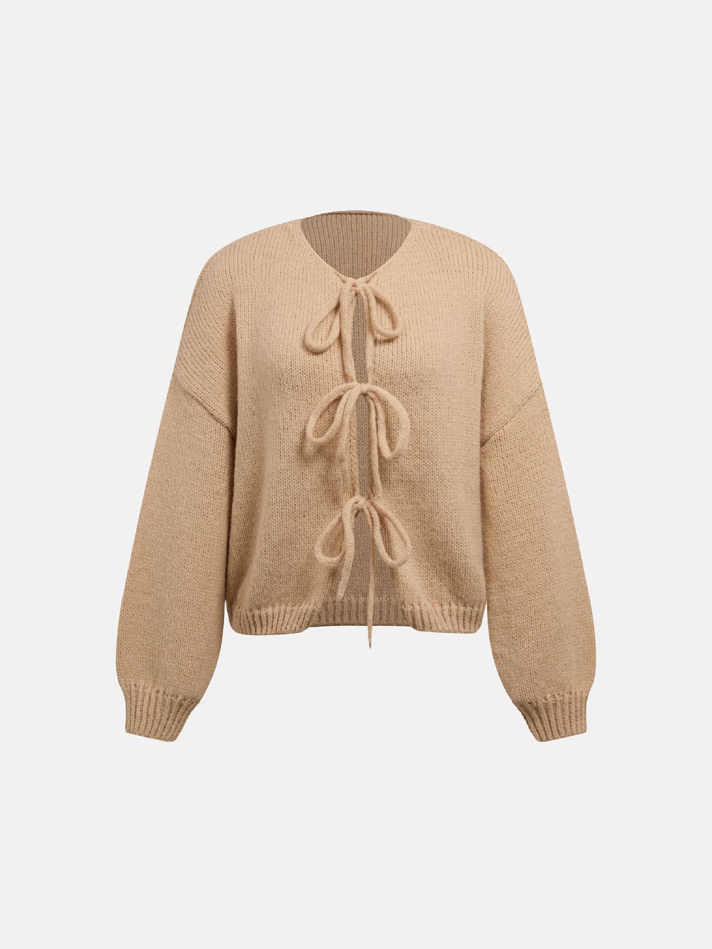 Eleganter Damen-Strickjackenpullover