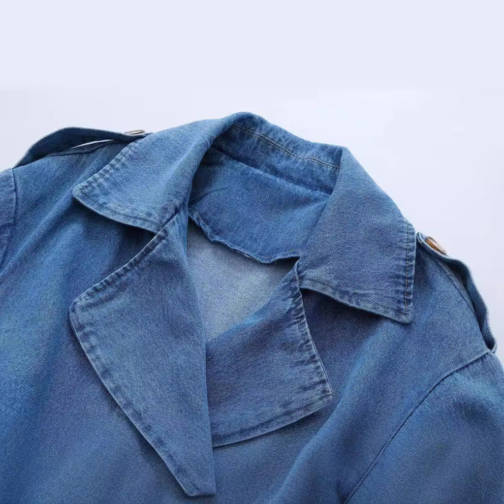Denim Mantel