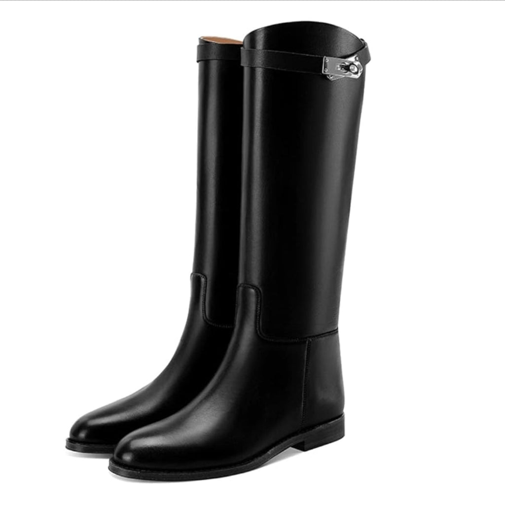 Kniehohe Reitstiefel im Western-Stil Code: Sale50