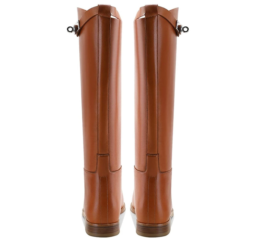 Kniehohe Reitstiefel im Western-Stil Code: Sale50