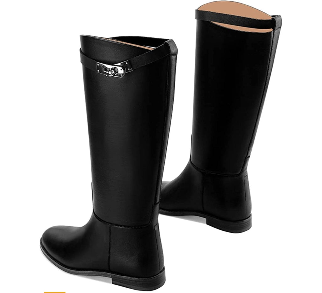 Kniehohe Reitstiefel im Western-Stil Code: Sale50