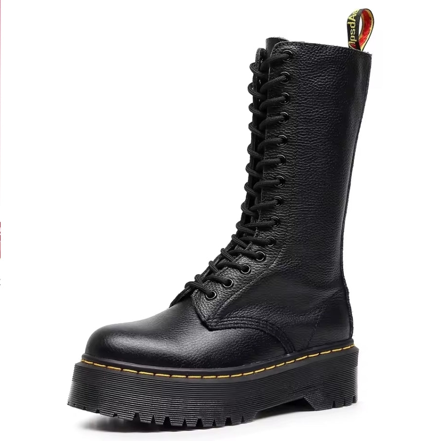 Damen Motorrad-Stiefeletten aus echtem Leder Code: Sale50