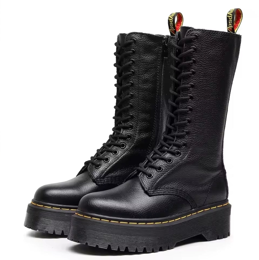 Damen Motorrad-Stiefeletten aus echtem Leder Code: Sale50