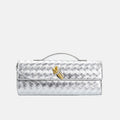 Gewebte Handtasche im minimalistischen Stil