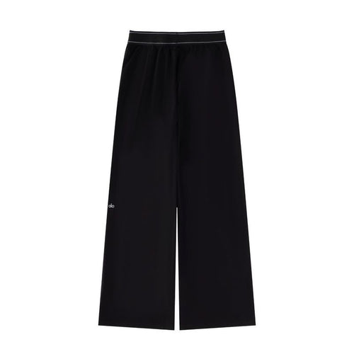 Damen-Hose mit hohem Bund und weitem Bein